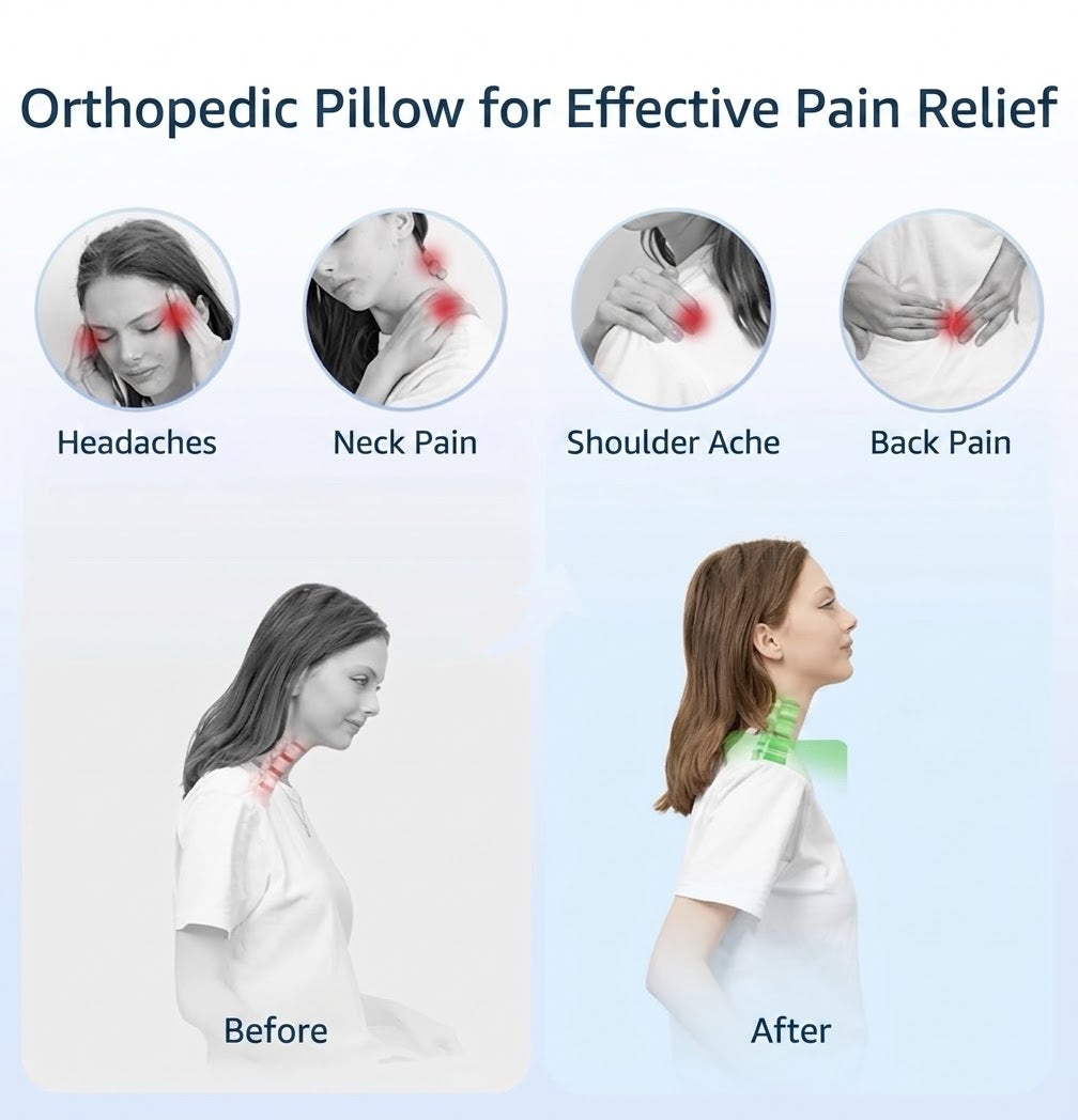 Ergonomic Neck Support Pillow