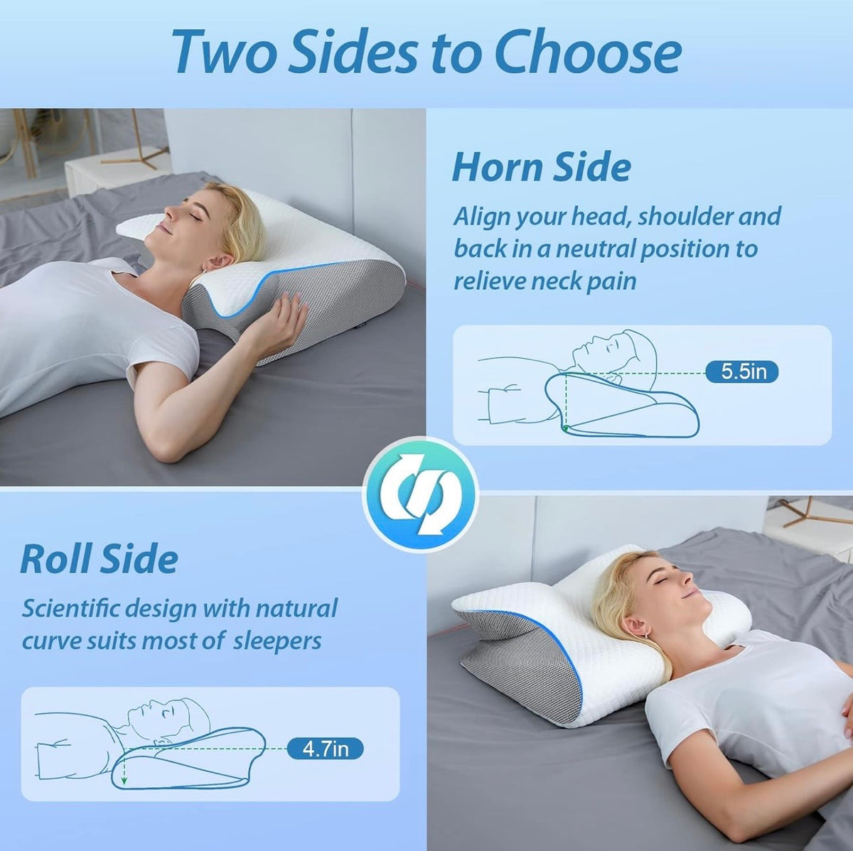 Ergonomic Neck Support Pillow