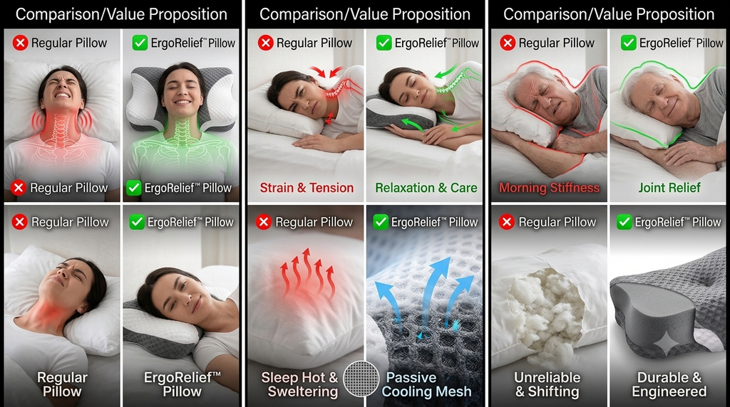 ErgoRelief™ Cervical Pillow